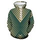 thumbnail image 3 of Sudadera con capucha con estampado geométrico 3D clásico para hombre y mujer, sudadera con capucha de manga larga con cordón, informal, holgada, para la calle, 3 of 5