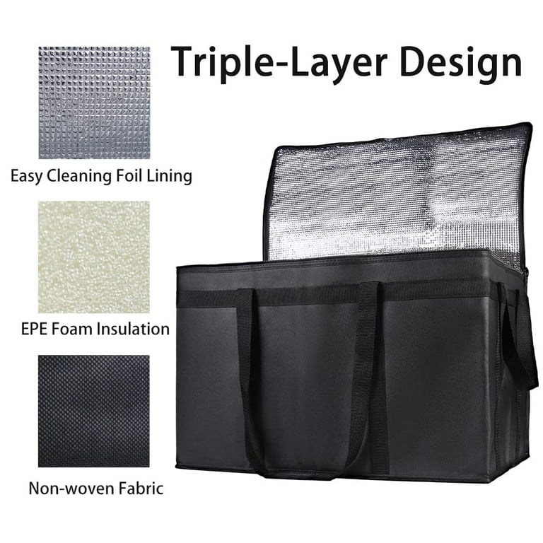 Walmart Reusable, Insulated Freezer Bag with Zipper