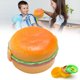 thumbnail image 2 of Almuerzo hamburguesa bento de 3 pisos, almuerzo portátil, calentado en microondas, hamburguesa, apto para almacenar frutas, verduras y, 2 of 8