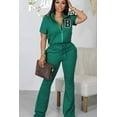 thumbnail image 4 of Plus Size Zip Up Jacket 2pcs Set (4XL, RosePink), 4 of 9