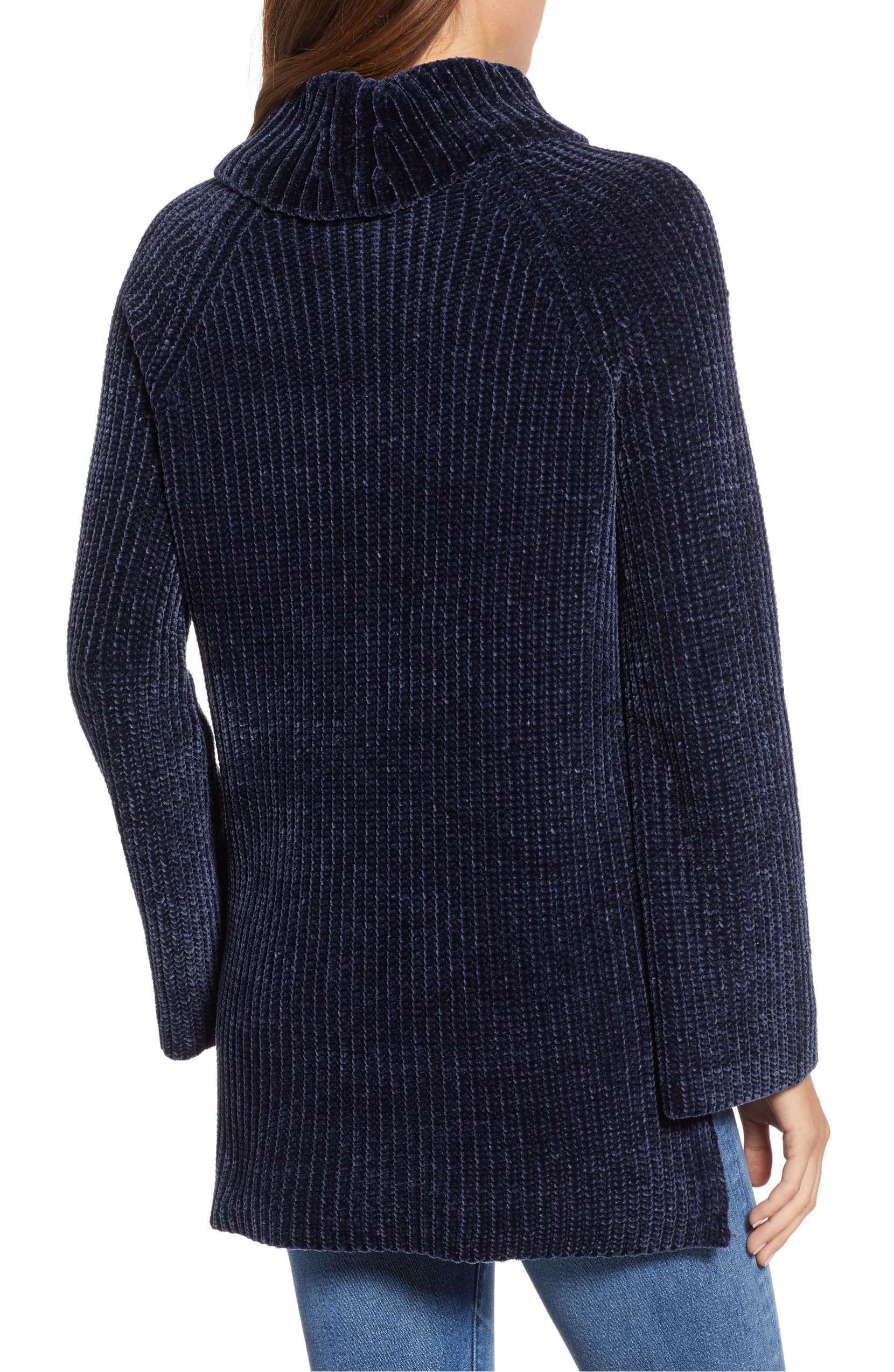 lucky brand chenille cowl neck sweater