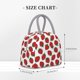 thumbnail image 2 of Fotbe Hand Drawn Strawberry Bolsa de Almuerzo con Estampado, Lonchera Aislada, Contenedor de Comida Reutilizable Tipo Cooler a Prueba de Fugas, 2 of 6
