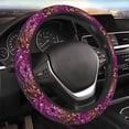 thumbnail image 5 of Naloa Heart Confetti on Glitter Elastic Steering Wheel Cover, Auto Steering Wheel Cover – 15 Inch, Fit Suvs,Vans Cars,Trucks, 5 of 6