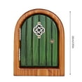 thumbnail image 3 of Miniature Doors For Trees Outdoor Garden Fairy Door Accessories Whimsical Tree Decoration Unique Desktop Ornament, 3 of 3