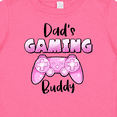 thumbnail image 4 of Inktastic Dad's Gaming Buddy- Pink Controller Boys or Girls Baby T-Shirt, 4 of 5