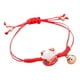 thumbnail image 1 of Pulsera trenzada de gato tejida a mano para amigos y niños (roja), 1 of 6