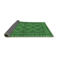 thumbnail image 2 of Ahgly Company Indoor Round Southwestern Emerald Green Country Area Rugs, 5' Round, 2 of 4
