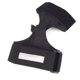 thumbnail image 5 of Gancho deportivo de acero para levantamiento de pesas con cubierta antideslizante - Negro (1 unidad), 5 of 6