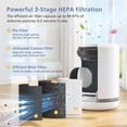 thumbnail image 3 of 2 Pack HEPA Activated Carbon Replacement Filter Compatible With Molekule Air Mini Purifier, 3 of 8