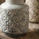 thumbnail image 5 of Florero con patrón en relieve Vintage, adorno for el hogar, sala de estar, mesa de flores de cerámica, decoración de arreglos florales, 5 of 7
