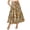 Yellow Floral, variant on Skirt for Women 2X Maxi Long Plus Size Pleated Boho Summer Skirts Yellow Floral Flowy Tiered Elastic High Waist Drawstring Skirts with Pockets 2XL 18W 20W