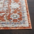 thumbnail image 3 of SAFAVIEH Sierra Jane Medallion Area Rug, Ivory/Rust, 6' x 6' Square, 3 of 8