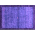 thumbnail image 1 of Ahgly Company Indoor Rectangle Abstract Purple Contemporary Area Rugs, 2' x 3', 1 of 4