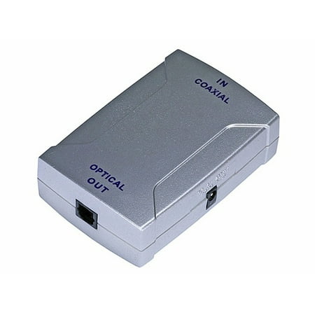 - Digital Coaxial (RCA) to S/PDIF (Toslink) Digital Optical Audio Converter