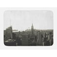 thumbnail image 1 of Boston Bath Mat, Aerial View of Massachusettsd Vanished Style Grungy Illustration, Plush Bathroom Decor Mat with Non Slip Backing, 29.5" X 17.5", Dimgrey Black and Grey, by Ambesonne, 1 of 2