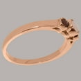 thumbnail image 4 of LBG British Made 18k Rose Gold Natural Opal & Garnet Womens Anniversary Ring - 33 size options - Size 7.75, 4 of 7