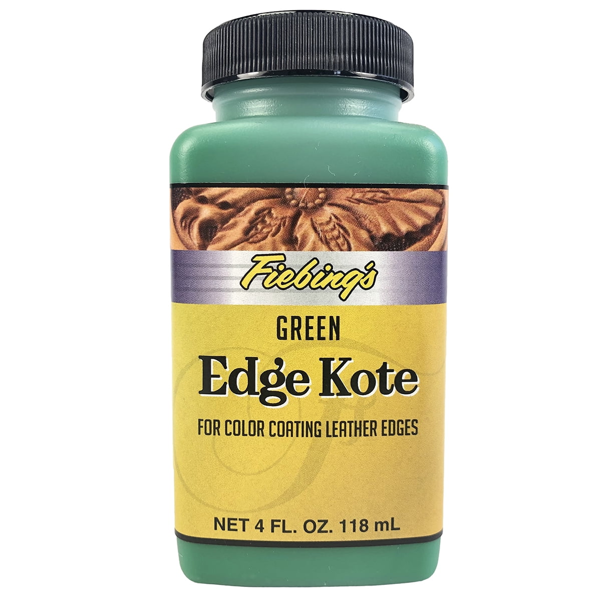 Fiebing's Edge Kote Green 4 oz Edge Finish