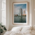thumbnail image 5 of The Hudson River, Tribeca 01 - Manhattan New York Photography Cityscape Skyline Architecture Boat Harbor Oak Framed Wall Art Print 9 x 12 inches, 5 of 12