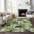 thumbnail image 6 of Addison Rugs Mayfield Washable Tropical Palm Trees Green Rectangle Rug, 8' x 10', 6 of 6