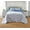 White Sailboats, variant on BrylaneHome BH Studio Scalloped Hem Bedspread