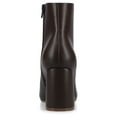 thumbnail image 4 of Journee Kit Stacked Heel Pointed Toe Inside Zipper Comfort Dress Booties, 4 of 9