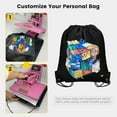 thumbnail image 3 of 100 Pcs Drawstring Bags Bulk - Lightweight Drawstring Backpack, Cinch Bag for Party Sport Gym Trip Gift - 20 Colors, 3 of 5