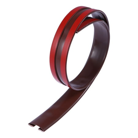 

Under Door Sweep Weather Stripping Door Bottom Seal Strip Draft Stopper Seal Gap (Brown LQ81)