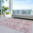 thumbnail image 6 of Addison Rugs Chantille Indoor/Outdoor Transitional Geometric Pink Washable Rectangle Rug, 9' x 12', 6 of 6