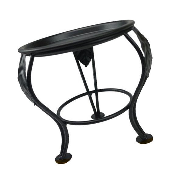 Indoor Outdoor Table Mini Plant Stand Rack Flower holder; deskktop plant stand; Pot Candle Holder Shelf Desktop Decoration, Black