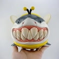 thumbnail image 2 of Misright Creative Shark Smiling Statue Resins Animal Ornament Modern Interior Decors, 2 of 8