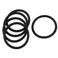 thumbnail image 1 of Uxcell 5 Pcs Correas de motor de caucho duraderas de 1 pulgada de diámetro interior para transmisión de potencia negras, 1 of 1