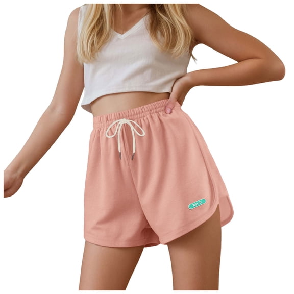 Pimfylm Shorts Girls Toddler Toddler Girl's Plaid Shorts Elastic Waist Wide Leg Ruffle Hem Loose Casual Summer Shorts Pink,Size for 6-12 Months