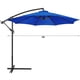 thumbnail image 2 of 2023 Best Grand Patio Deluxe Curvy Offset Umbrella, Patio Cantilever Umbrella (8.8 Ft-multicolor), 2 of 5