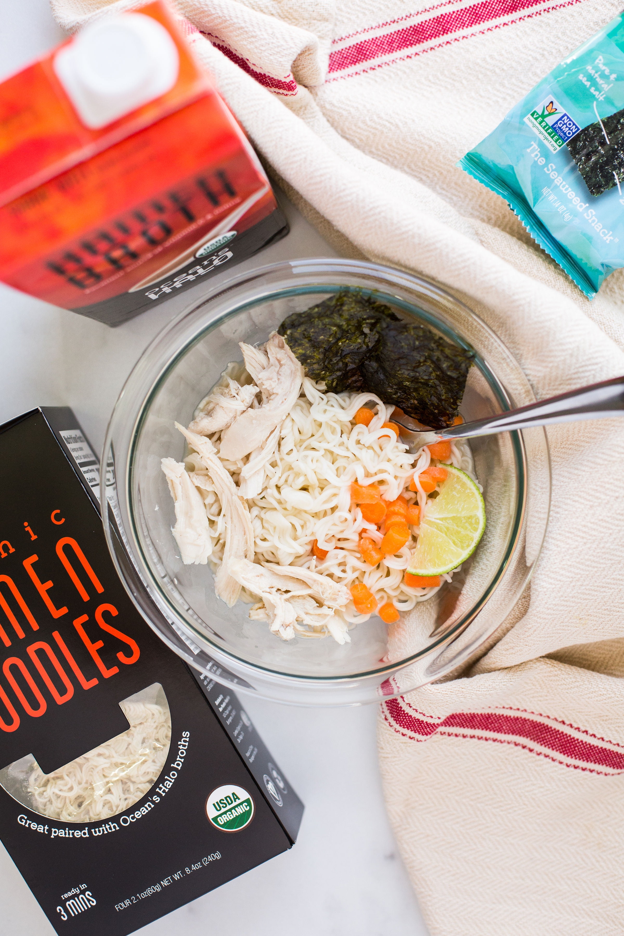 (2 pack) Ocean's Halo, Organic and Vegan Ramen Broth, 32 oz.