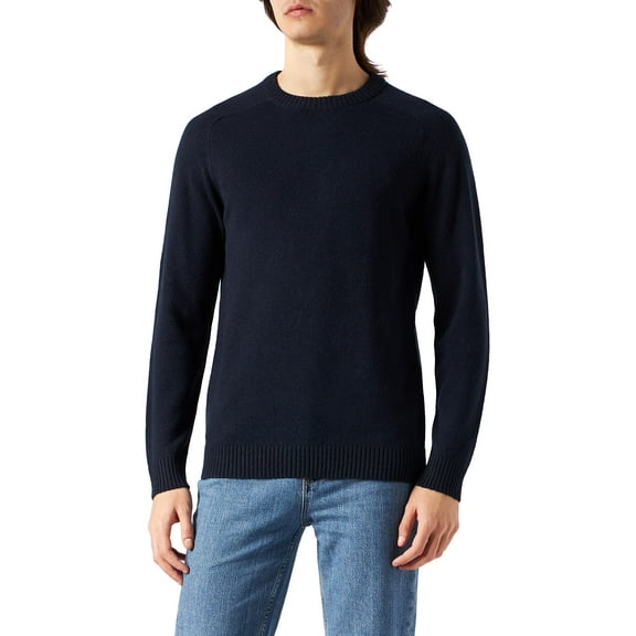 Selected Homme Coban Lambs Wools Crew Neck Sky Captain Kelp LG