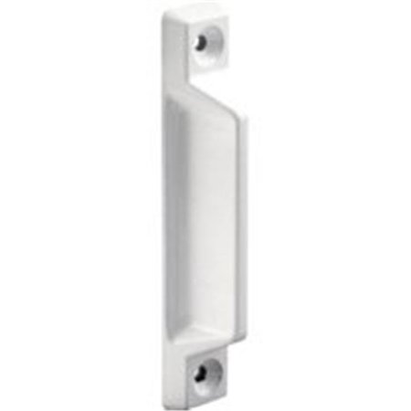 Prime-Line Window Sash Lift Handle – White Die Cast, 1-1/8” Projection, Fits Wood & Vinyl Windows