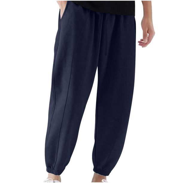 Pantalones largos para hombre, de color liso, con bolsillo y cordón, informales, juveniles, versátiles, deportivos, de gran tamaño.