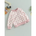 thumbnail image 3 of Seyurigaoka Toddler Baby Boys Girls Fall Plaid Sweatshirt Kids Long Sleeve Plaid Print Pullovers Tops Children Casual Autumn Clothes 6M-5T, 3 of 8