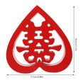 thumbnail image 2 of Raindrops  Letter Decor Shui Happy Character Ornaments Chinese Wedding Home, 2 of 8