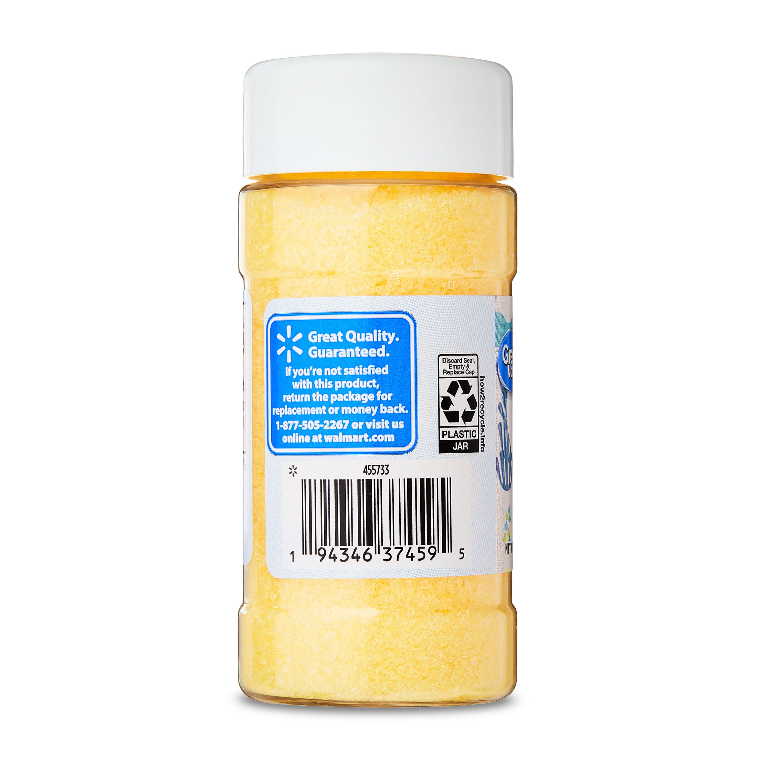 (3 pack) Great Value Yellow Sanding Sugar, 3.7 oz