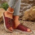 thumbnail image 6 of Wowcloth Women's Flat Roman Bohemian Sandals – Comfortable Casual Slip-On with Arch Support Beachwear & Outdoor Slides for Women Footwear,Plus Size, 6 of 9