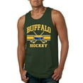 thumbnail image 1 of Wild Bobby City of Buffalo Hockey Fantasy Fan Sports Men's Tank Top, Forest Green, 3X-Large, 1 of 5
