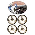 thumbnail image 1 of Ruedas Fáciles de de Plegable 4pcs para El Champán Del Estante Que de Cola Rueda fácil de bicicleta plegable, 1 of 8