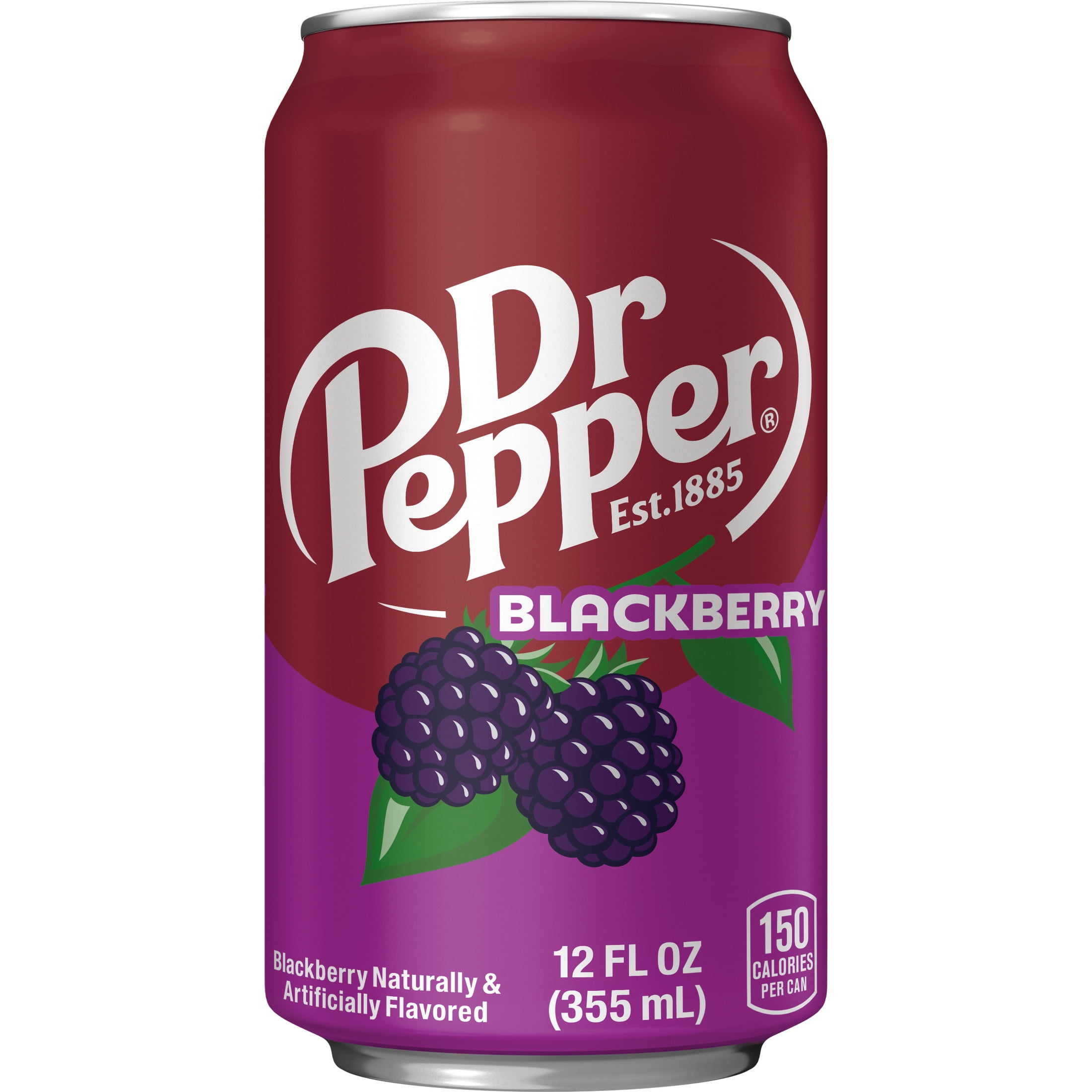 Dr Pepper Blackberry Soda Pop, 12 fl oz, 12 Pack Cans