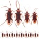thumbnail image 1 of 100pcs Halloween Party Prank Cockroach Props Artificial Realistic Cockroach Models Trick Toys, 1 of 2