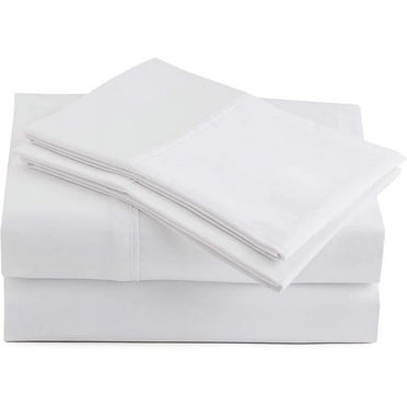 SRP Linen Bedding Hotel Collection 800 Thread Count 100% Egyptian Cotton 4PC Sheet Set 15'' Deep Pocket (Twin, White)