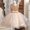 Beige, variant on Wavsuf Girls Dresses Special Occasion Formal Crew Neck Nets Sequins Bow Tulle Sleeveless Red Princess Dress Size 7-8 Years