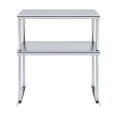 thumbnail image 2 of AmGood Stainless Steel Double Deck Overshelf – 14 in. x 30 in. – Heavy Duty, NSF Certified, Commercial-Grade, Adjustable Tiered Shelf for Kitchen Prep Tables and Workbenches, 2 of 8