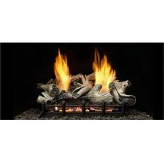 30 in. Beachcomber Burncrete Refractory Log Set for Natural Blaze VF 24 in. Burner - 6 Piece