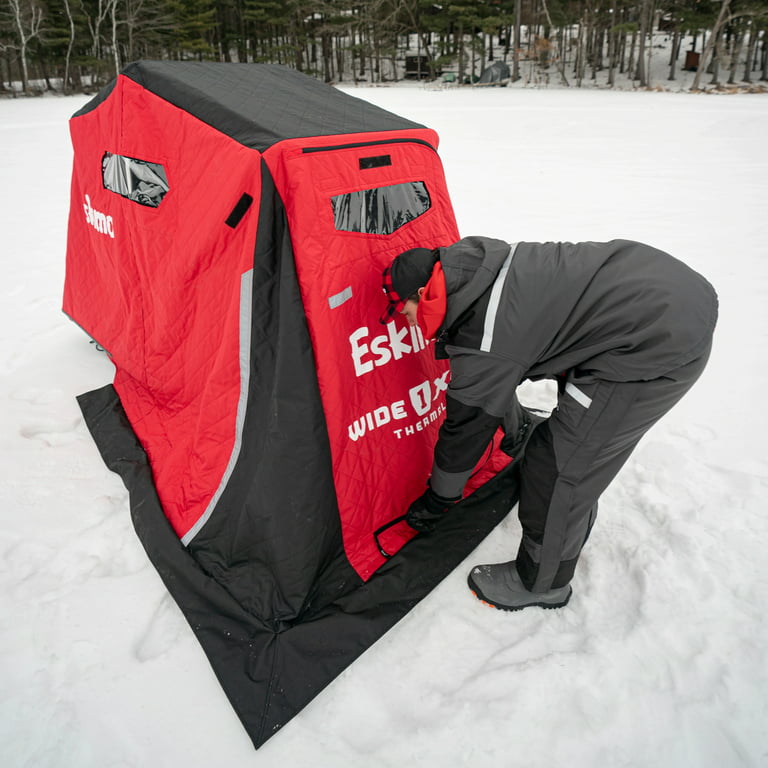 Eskimo Wide 1™ XR Thermal, Sled Shelter, Insulated, Red/Black, One Person,  42350